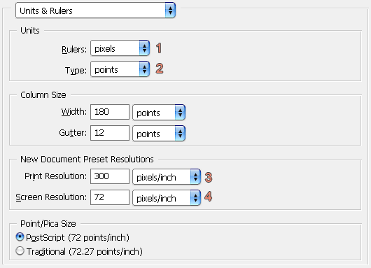 Units &amp; Rulers